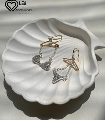 تصویر گوشواره بیکینی - طلایی طلایی ا bikini earrings bikini earrings