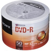 تصویر دی وی دی خام سونی مدل DVD-R بسته 50 عددی 