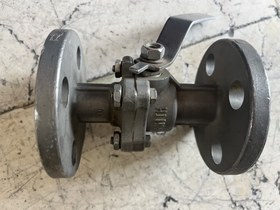 تصویر شیر توپی 1/2 اینچ دو تیکه کلاس 150 STEM CF8M SEAT CF8M BALL CF8M BODY CF8M BALL VALVE 1/2" #150 BODY CF8M BALL CF8M SEAT CF8M STEM CF8M