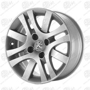 تصویر رینگ اسپرت سایز 14 کد صلیبی نقره ای نیریز ( پژو405،پژو پارس،رانا ) Wheel 14 Inch Code NIR