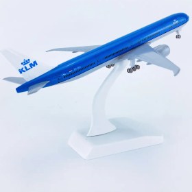 تصویر ماکت هواپیما بوئینگ 300-777 کی ال ام | Airplane Model 20CM Boeing 777-300 KLM 