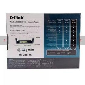 تصویر مودم روتر بی سیم دی لینک مدل DSL-2790U ADSL2 Plus با سرعت 130 مگابیت 