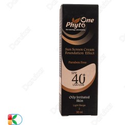 تصویر کرم ضد آفتاب فیتو وان SPF40 رنگی حجم ۳۰ میلی لیتر مناسب انواع پوست 