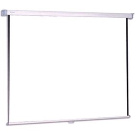 تصویر پرده پروژکتور دیواری سقفی سایز 1.5x1.5 متر Projector Screen 1.5x1.5 m