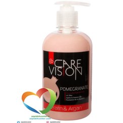 تصویر ماسک تثبیت کننده رنگ مو کرویژن CARE VISION مدل POMEGRANATE حجم 500 میلی لیتر 