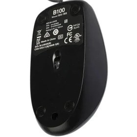تصویر ماوس باسیم لاجیتک مدل Logitech Wired B100 