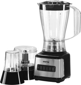 تصویر مخلوط کن سه کاره جی پاس مدل GSB44017 3In1S/S Blender/8Spd/1.5Plas Jar/500W