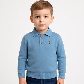 تصویر پلیور پسرانه سایز ۳ سال کد 1017 