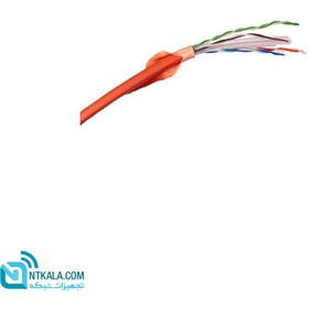 تصویر کابل شبکه CAT6 UTP CCU (0.57) تمام مس نگزنس - 305 متری 