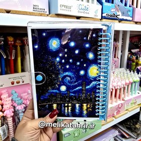 تصویر کلاسور شفاف طرح رندوم