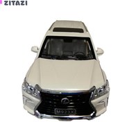 تصویر ماشین اسباب بازی لکسوس LX570 مدل ۱:۲۴ با دودزا 