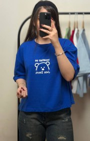 تصویر تیشرت کراپ خرسی 