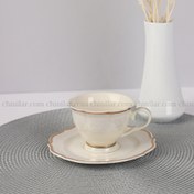 تصویر سرویس فنجان و نعلبکی طرح دنیز 3001 چینی نیوبن دارسی 