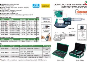 تصویر میکرومتر خارج سنج دیجیتال ضد آب اینسایز 3108 