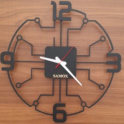 تصویر ساعت دیواری 45 سانتی ساموکس - بدون لوگو samox Samox wall clock type1