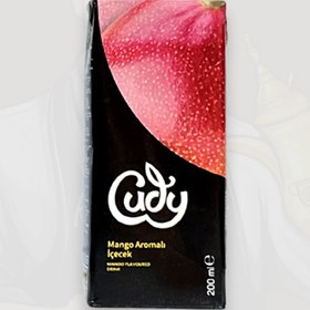 تصویر کوکتل آب‌میوه Cudy با طعم انبه حجم ۲۰۰ میل 