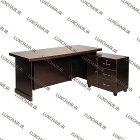 تصویر میز اداری ODE 206 سایز ۱۸۰ جلو چرم 