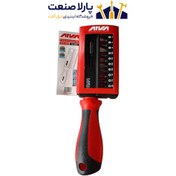 تصویر مجموعه 13 عددی پیچ گوشتی و سری پیچ گوشتی آروا کد 4513 