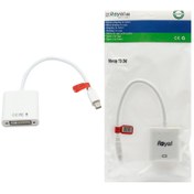 تصویر تبدیل Mini Display به DVI دی نت D-NET Mini Display To DVI Adapter