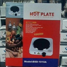 تصویر اجاق گاز مسافرتی HOT PLATE برقی تک شعله هزار وات مدل BSD-1010A اصل 