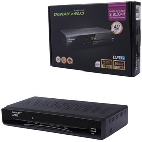 تصویر گیرنده دیجیتال دنای مدل STB1034H با ریموت کنترل 