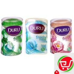 تصویر صابون 400 گرمی لیوانی بسته 4 عددی مدل های مختلف دورو | Duru 