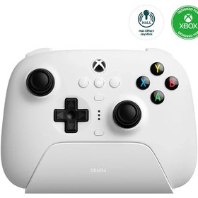 تصویر دسته بازی ایکس باکس 8BitDo - مدل White - Ultimate 3 mode 