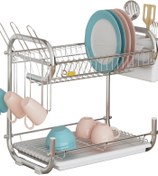 تصویر جا ظرفی مدل Gدو طبقه پلاتین 2205 