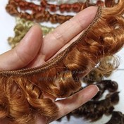 تصویر موی عروسک فر تلفنی سه سانت (بیگودی) 