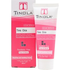 تصویر کرم ترمیم کننده تینولا مدل تینو سیکا حجم ۴۰ میلی لیتر مناسب انواع پوست 