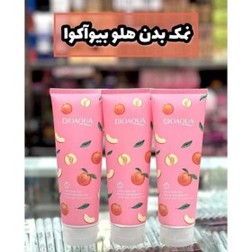 تصویر نمک و اسکراب بدن هلو بیواکوا 250 گرم اورجینال body scrub