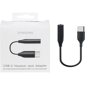 تصویر مبدل USB-C به AUX سامسونگ مدل YD/T 1591 