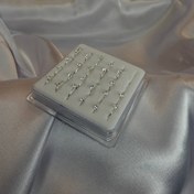 تصویر پرسینگ بینی تک نگین 