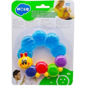 تصویر دندان گیر طبی جغجغه ای حلزون Hola Rattle Teether code:664075