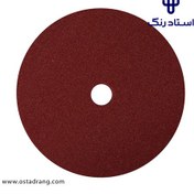 تصویر پد پولیش زبر الوان زرشکی سایز 150 