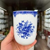 تصویر لیوان بدون دسته 350 فلورانس سرمه ای 