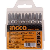 تصویر ست سری پیچ گوشتی دو سر چهار سو اینکو مدل SDB21PH233 iNGCO SDB21PH 233 Screwdriver Bits