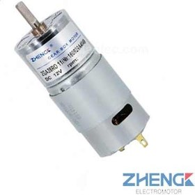 تصویر موتور گیربکس ZGA28RO-12V-34rpm 