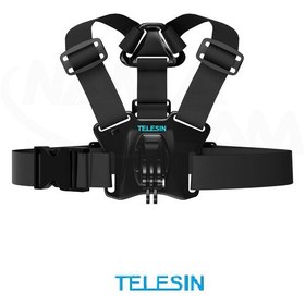 تصویر سینه بند ( Chest Strap ) دوربین های ورزشی - تلسین T07 TELESIN Chest Strap with Dual-Mount/J-Hook for GoPro/Action Cameras