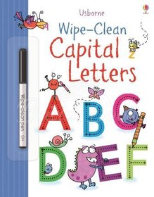 تصویر Usborne Early years wipe-clean capital letters Usborne Early years wipe-clean captail letters