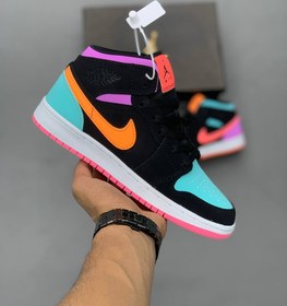 تصویر کتونی نایک Air Jordan 1 Mid GS Candy 