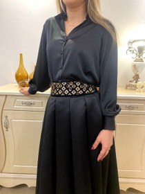 تصویر ست کراپ و دامن 