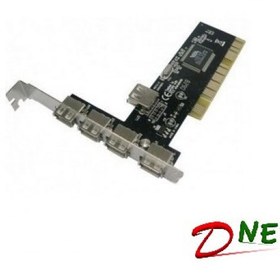 تصویر کارت PCI USB چهار پورت 