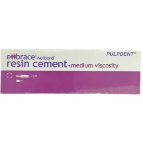 تصویر سمان دوال کیور رزینی امبریس پالپ دنت embrace PulpDent Embrace WetBond Resin Cement