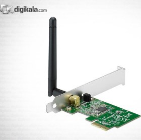 تصویر کارت شبکه بی‌سیم و PCI Express ایسوس مدل PCE-N10 Asus PCE-N10 Wireless-N150 PCI Express Adapter