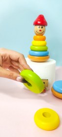 تصویر حلقه هوش تعادلی Stacking Balance Ring Toy