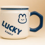 تصویر ماگ قاشق دار Lucky Rabbit 2 