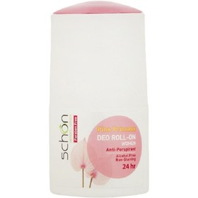 تصویر رول ضد تعریق زنانه شون مدل پینک پرنسس حجم 50 میل Schon Pink Princess Roll On Deodorant For women 50ml