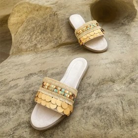 تصویر صندل زنانه پولكي كد PT10 