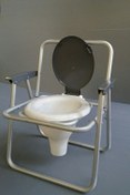 تصویر توالت فرنگی مبله آلومینیومی آسانا 